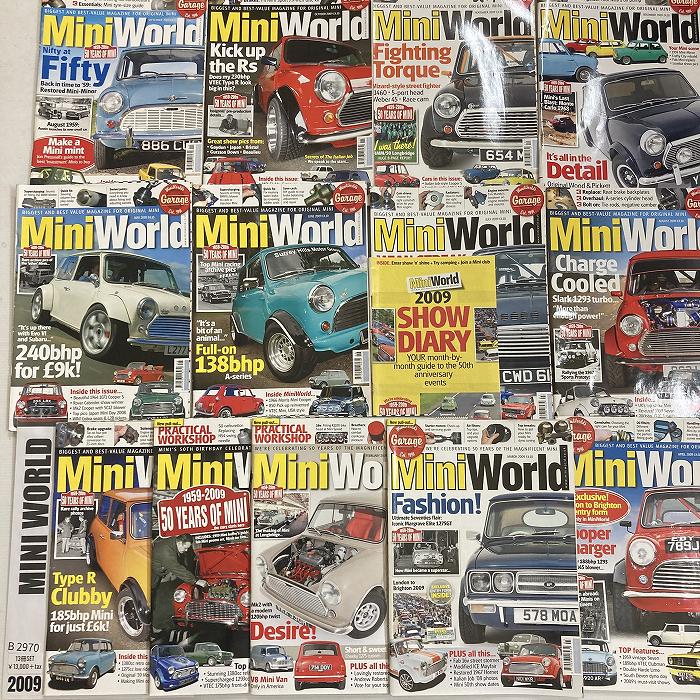 B2970　2009　13冊セット　「MINI WORLD」　ミニワールド　英国旧車雑誌