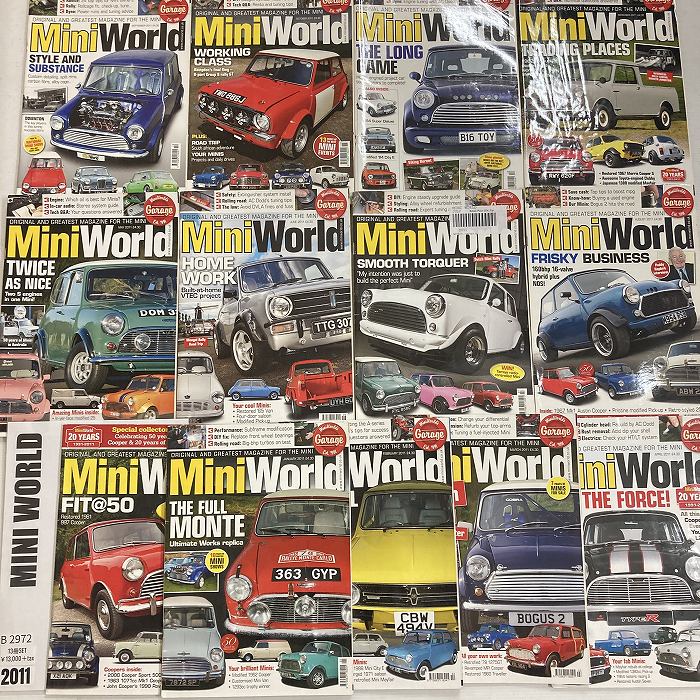 B2972　2011　13冊セット　「MINI WORLD」　ミニワールド　英国旧車雑誌