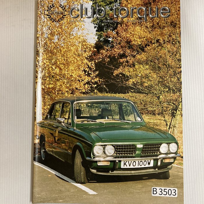 B3503 2008「CLUB TORQUE」クラブトルク 英国旧車雑誌
