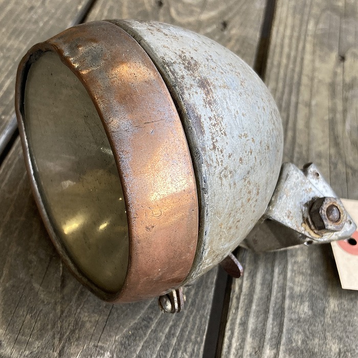 106329 ヴィンテージ　ライト　パーツ　ヘッドライト　ヘコミ　パーツ　英国 MADE IN ENGLAND