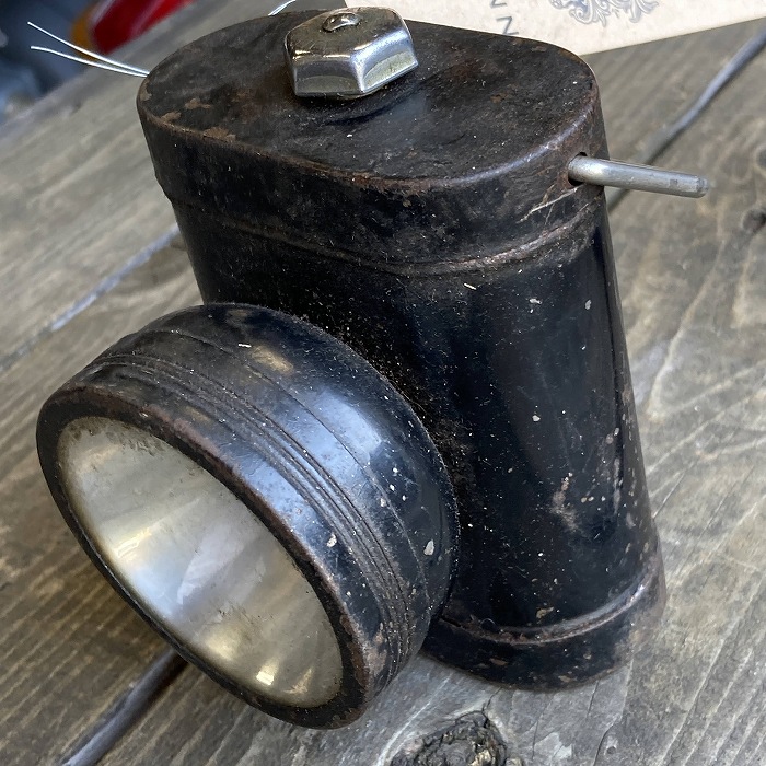 106326 ヴィンテージ　ライト　「EVER READY LONG LIFE」　パーツ　ヘッドライト　英国 MADE IN ENGLAND