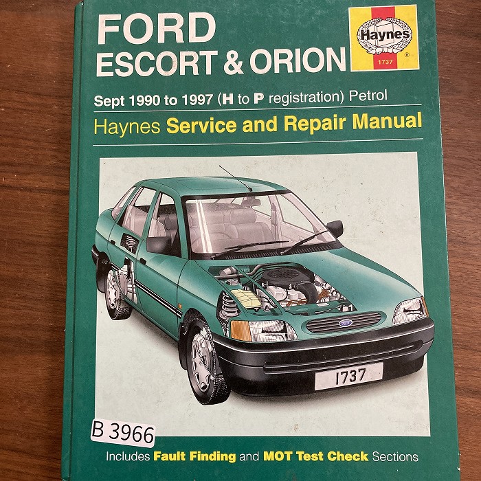 B3966 FORD ESCPRT & ORION 90 to 97 ( H to P reg) 「HAYNES 