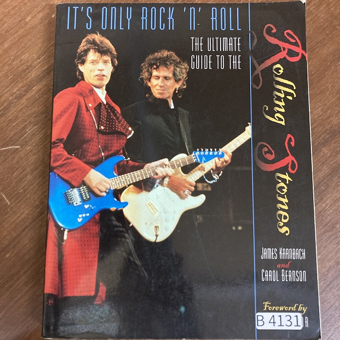 B4131　「IT'S ONLY ROCK 'N' ROLL KARNBACH and BERNSON」英国音楽書籍