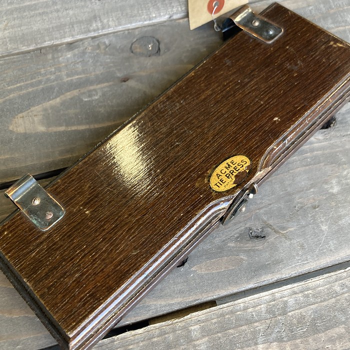 106516 ヴィンテージ 「ACME TIE PRESS」　ネクタイ　プレス　英国製　MADE IN ENGLAND