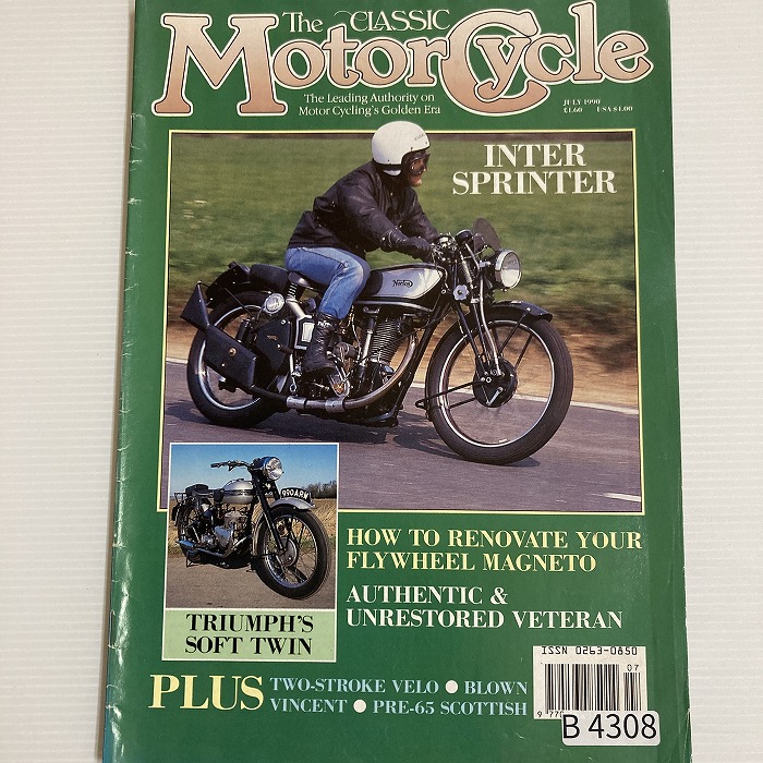 B4308　1990　 「The Classic MOTOR CYCLE」 クラシックモーターサイクル 英国 旧車雑誌