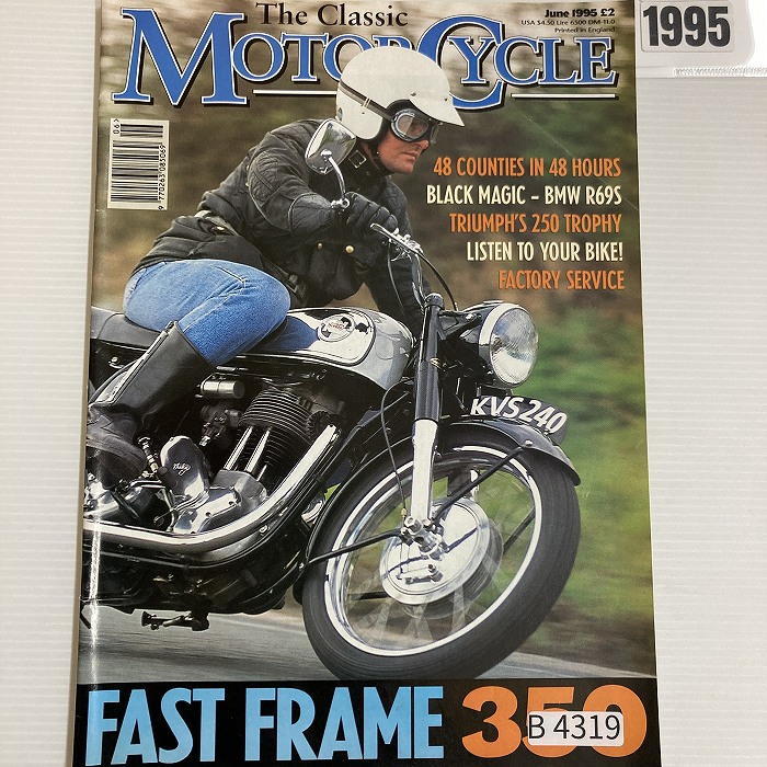 B4319　1995　 「The Classic MOTOR CYCLE」 クラシックモーターサイクル 英国 旧車雑誌