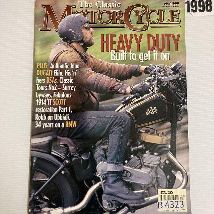 B4323　1998　 「The Classic MOTOR CYCLE」 クラシックモーターサイクル 英国 旧車雑誌