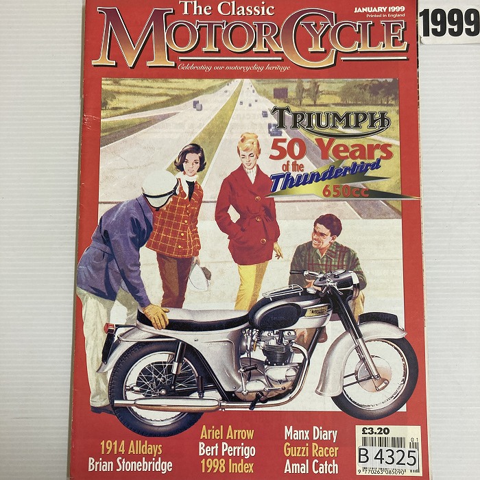 B4325　1999　 「The Classic MOTOR CYCLE」 クラシックモーターサイクル 英国 旧車雑誌