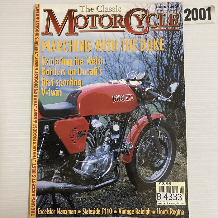 B4333　2001　 「The Classic MOTOR CYCLE」 クラシックモーターサイクル 英国 旧車雑誌