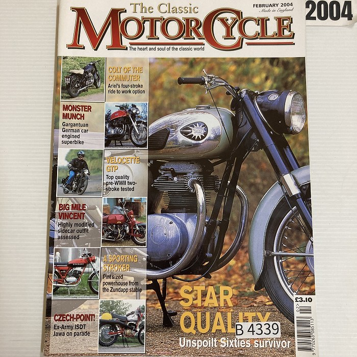 B4339　2004　 「The Classic MOTOR CYCLE」 クラシックモーターサイクル 英国 旧車雑誌