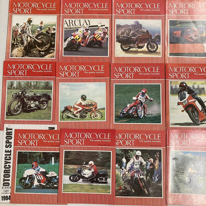 B4404　1984　12冊セット 「MOTORCYCLE SPORT」 モーターサイクルスポーツ 英国 旧車雑誌