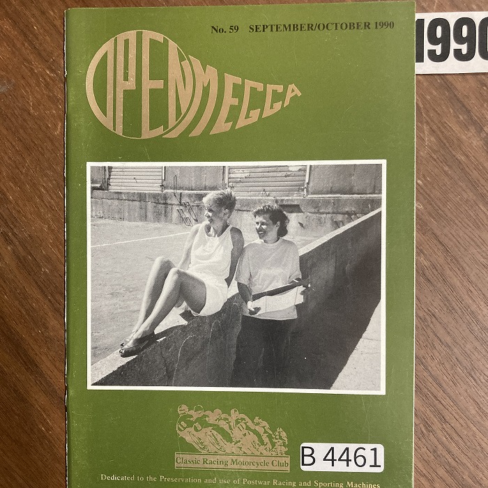 B4461　1990　「Classic Racing Motorcycle Club OPEN MEGGA」英国 旧車雑誌