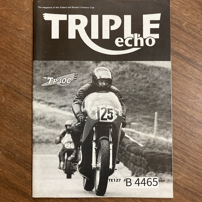 B4465　127　「TRIPLE echo　TR30C」英国 モーターサイクルクラブ会報誌