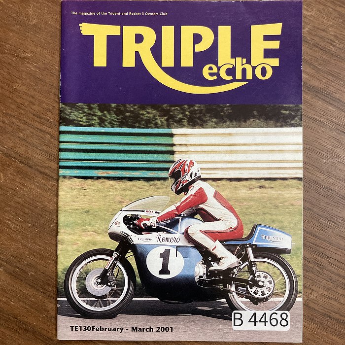 B4468　130　「TRIPLE echo　TR30C」英国 モーターサイクルクラブ会報誌