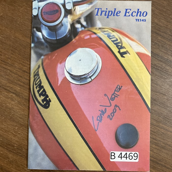 B4469　145　「TRIPLE echo　TR30C」英国 モーターサイクルクラブ会報誌
