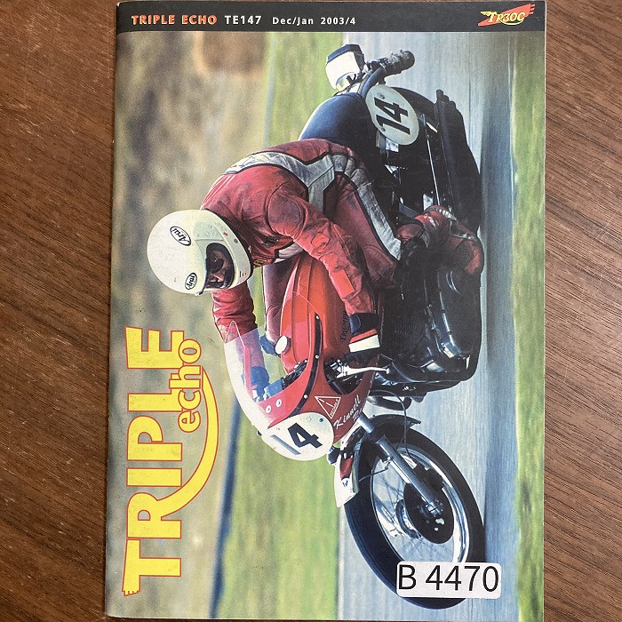 B4470　147　「TRIPLE echo　TR30C」英国 モーターサイクルクラブ会報誌