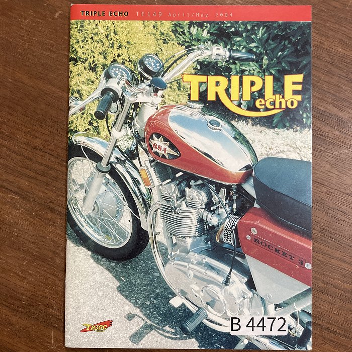 B4472　149　「TRIPLE echo　TR30C」英国 モーターサイクルクラブ会報誌