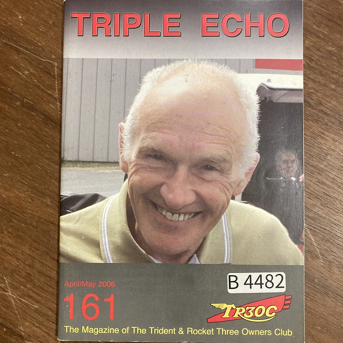 B4482　161　「TRIPLE echo　TR30C」英国 モーターサイクルクラブ会報誌