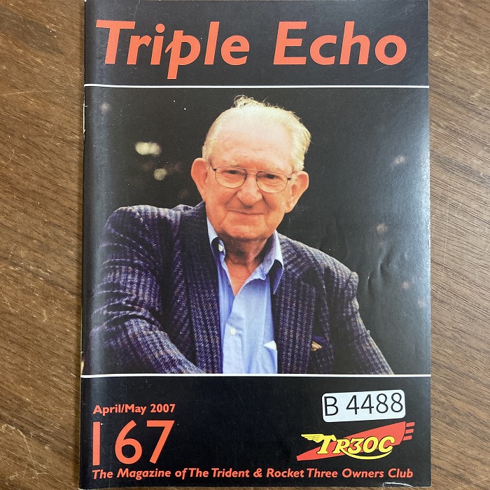 B4488　167　「TRIPLE echo　TR30C」英国 モーターサイクルクラブ会報誌