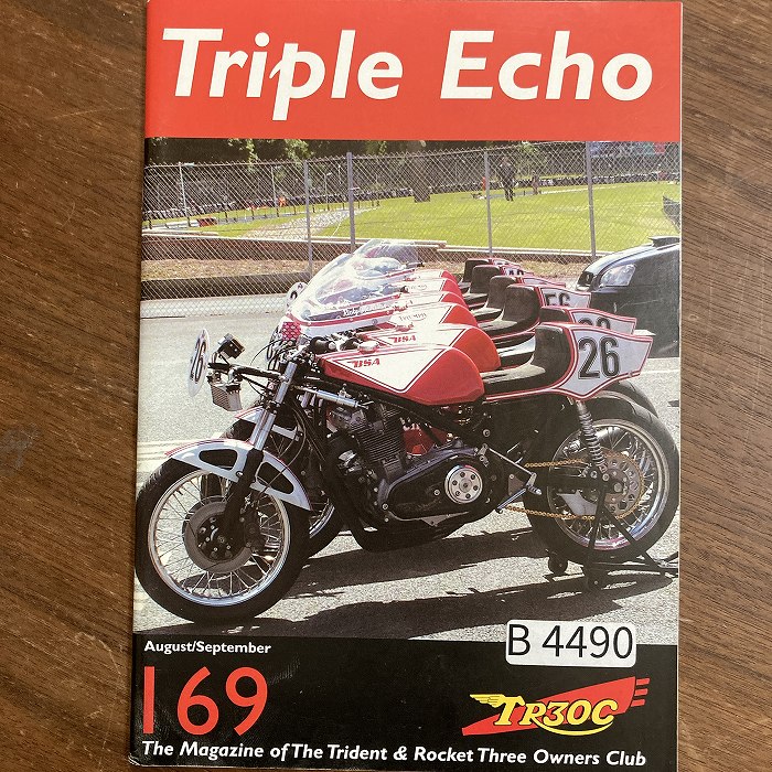 B4490　169　「TRIPLE echo　TR30C」英国 モーターサイクルクラブ会報誌