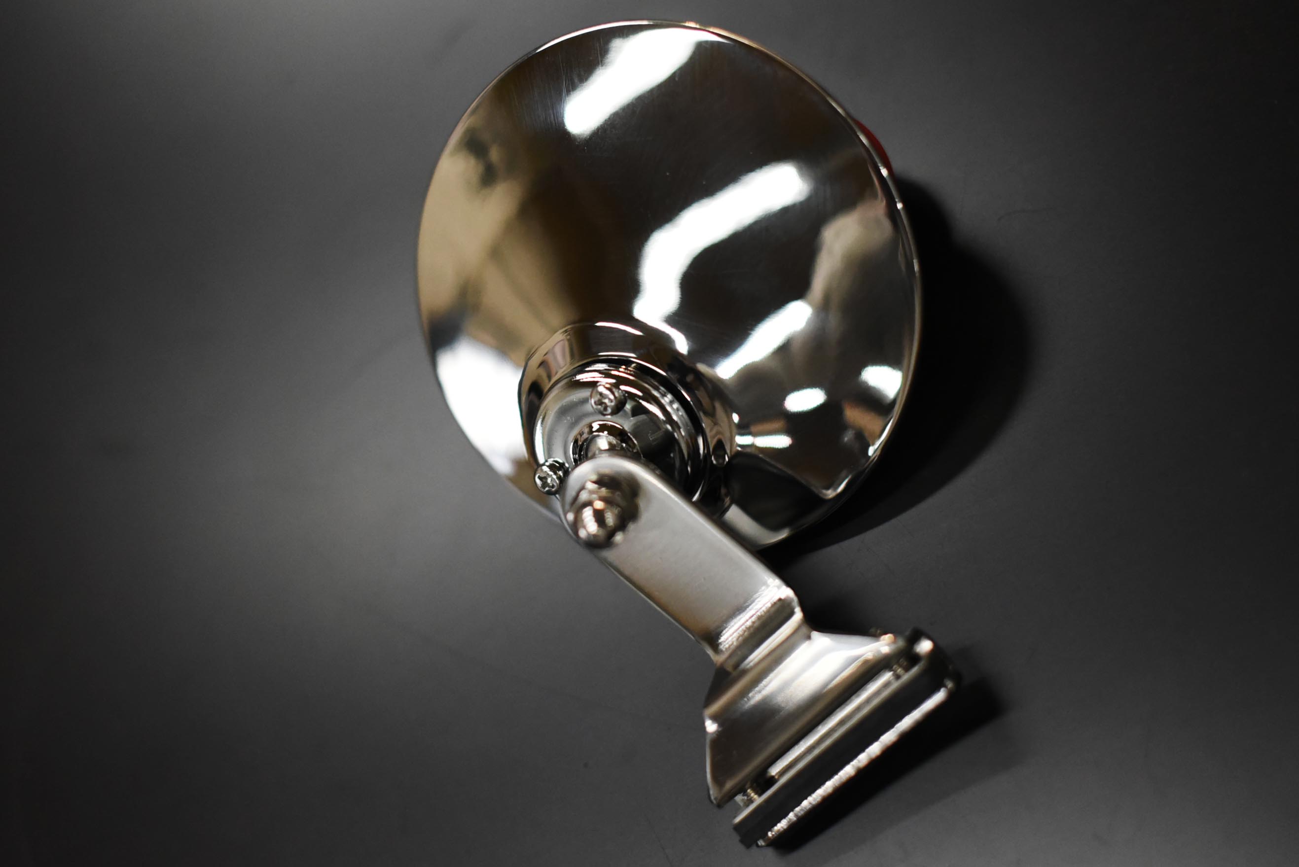 106587 「No.950」　英国 ENGLAND Clamp On Mirror クランプミラー　ラウンド　クラシックカー　旧車　ミラー