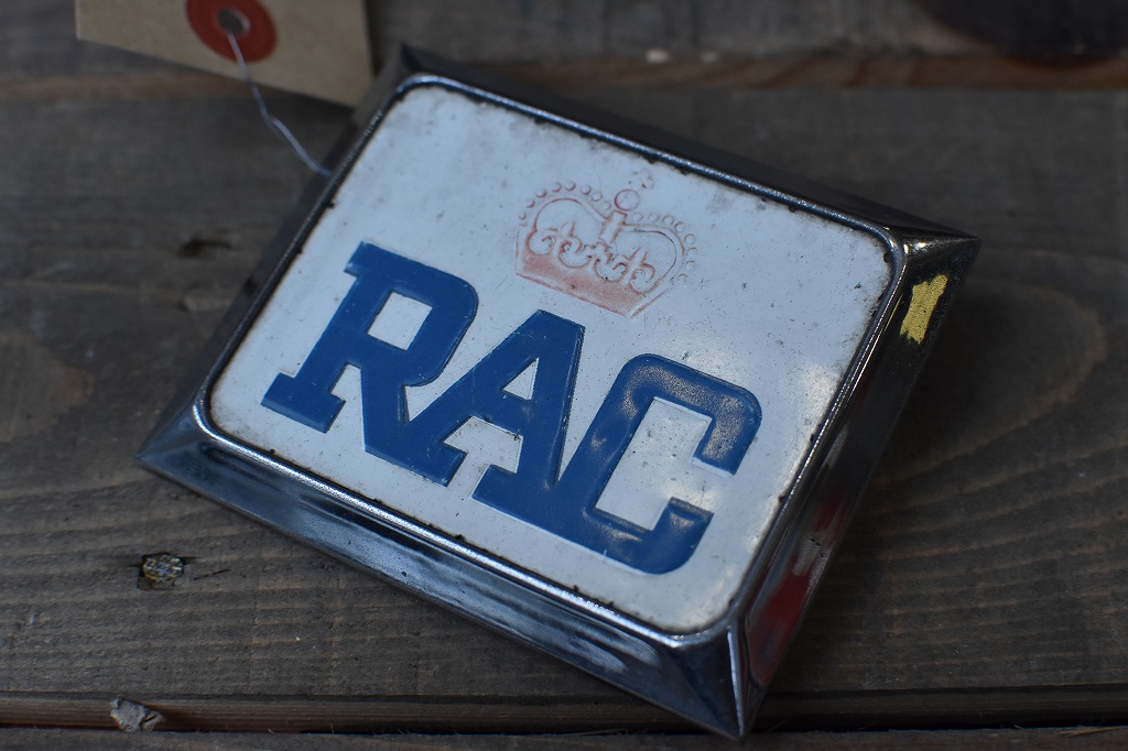 106875　ヴィンテージ　 「RAC」 カーバッチ エンブレム