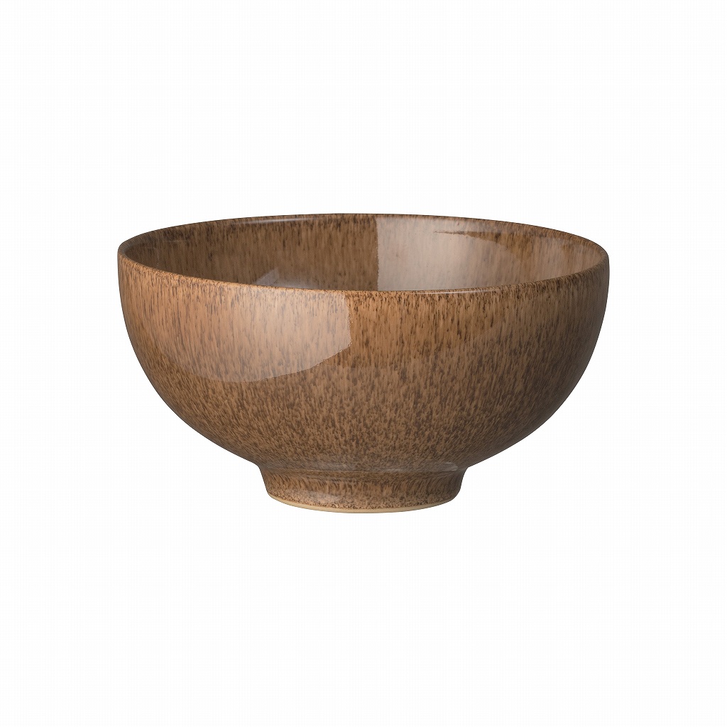 Z0010-ED0012C　英国製 「Denby」　デンビー　スタジオクラフト　ライスボウル チェストナット