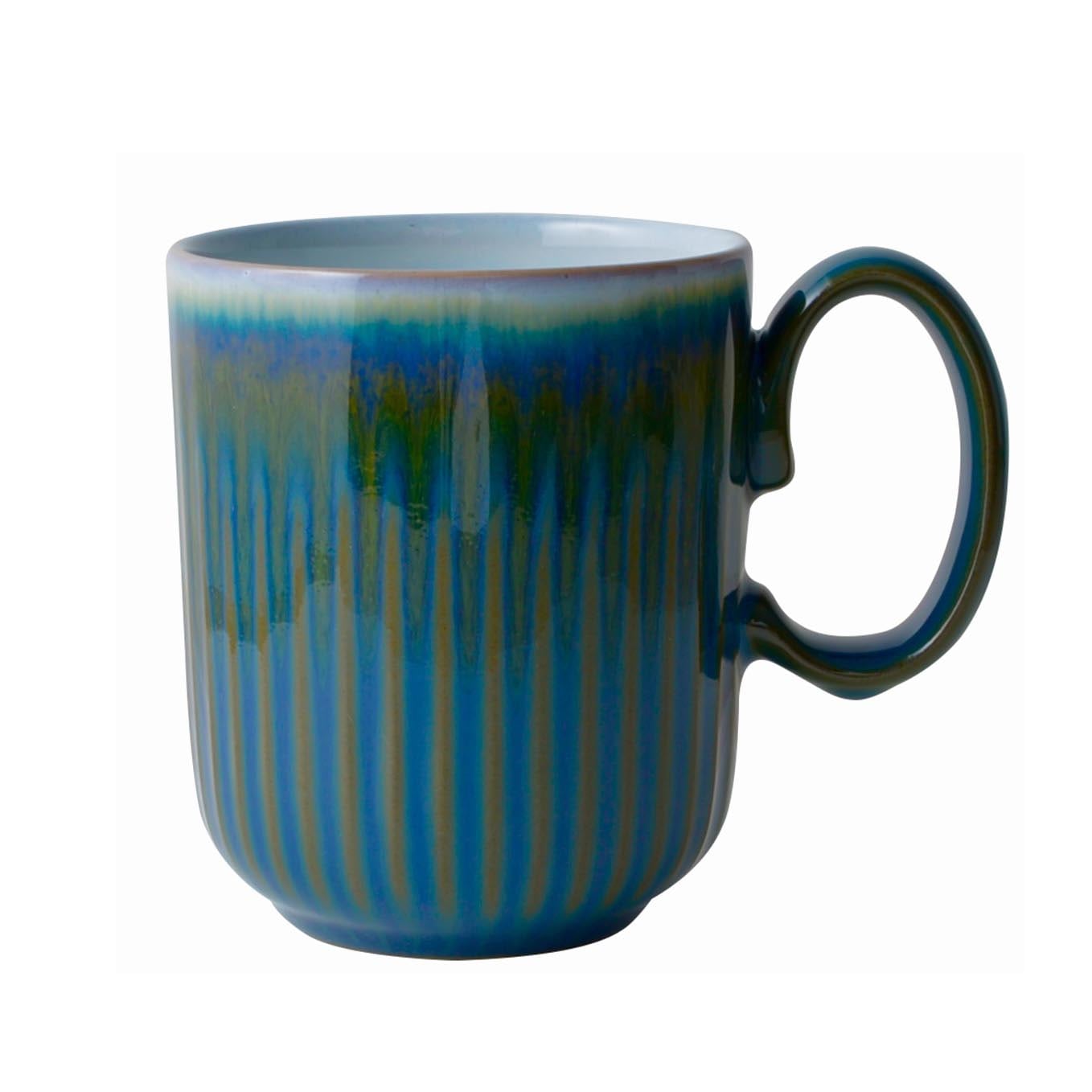 Z0014-ED2017　英国製 「Denby」　デンビー　フルーテッドマグ　350ml グリニッジ