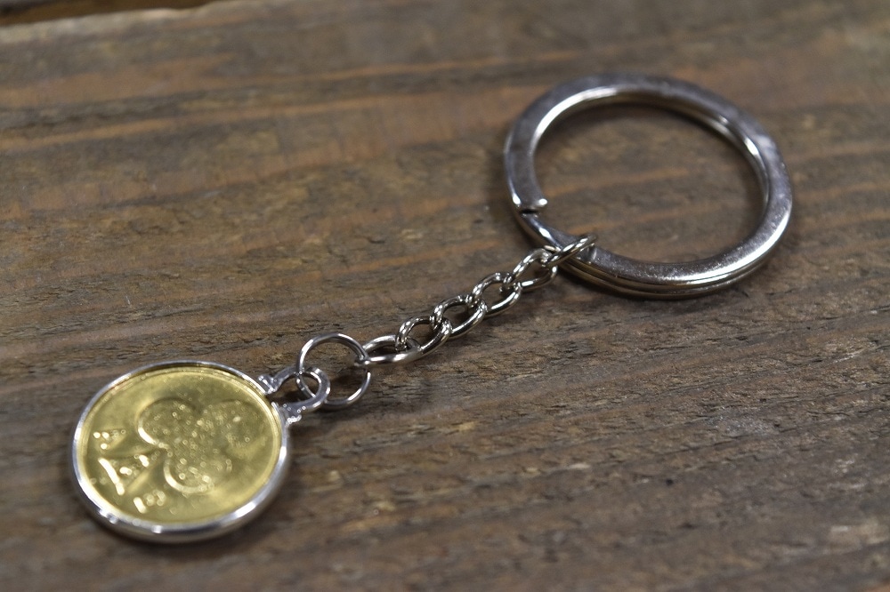 107147  エースカフェ　トークン　コイン　キーホルダー　ACE COIN　ブラス 真鍮 Ace Cafe London　バイク CafeRacer Rockers ロッカーズ カフェレーサー 英国