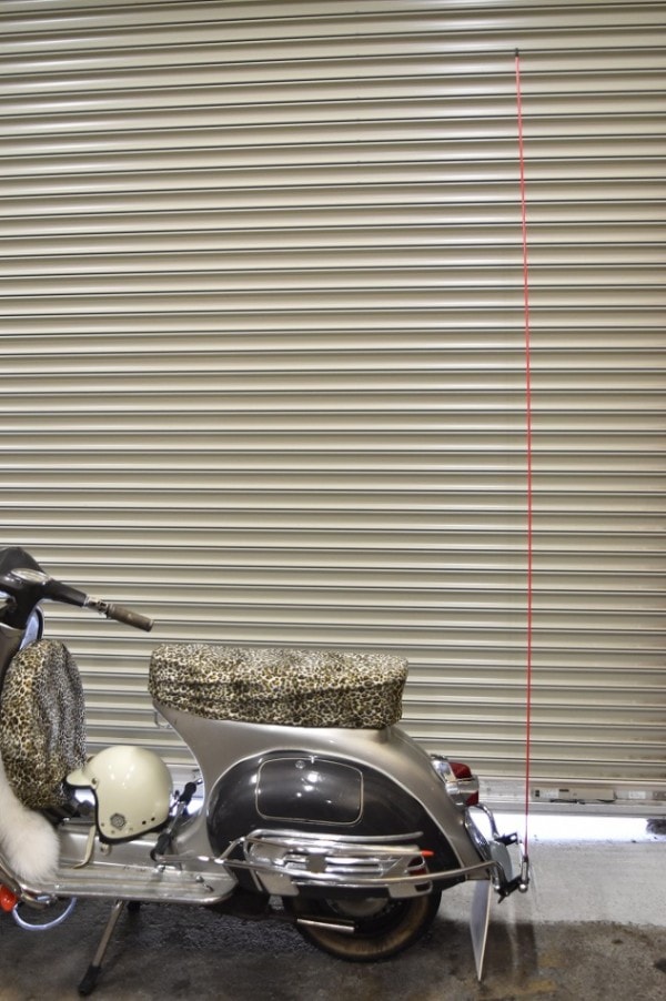 107143 英国 ENGLAND FLAG POLE アクセサリー フラッグポール　赤 クラシックカー　