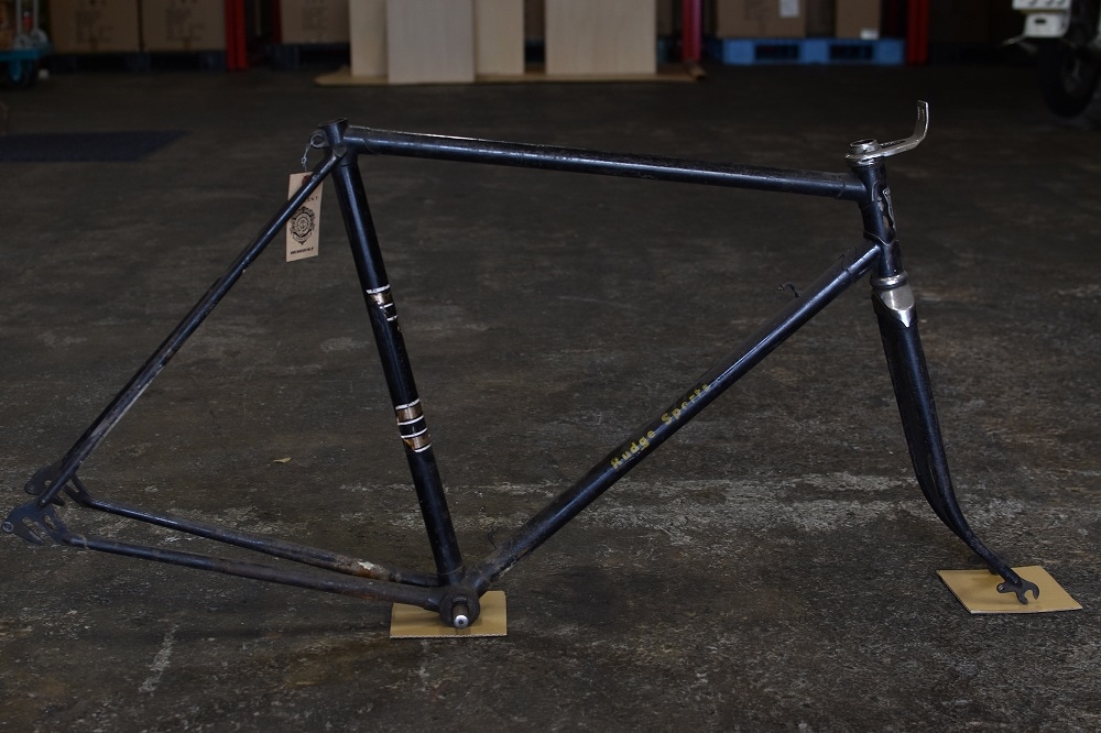 107158 ヴィンテージ　「RUDGE」　ラッジ 自転車フレーム　英国 MADE IN ENGLAND