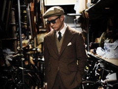 107501　ベレー帽　ベージュ　INNOCENT & GOLDEN NEEDLE LONDON  コラボ商品！ Made in Great Britain