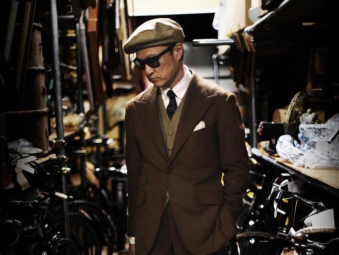 107501　ベレー帽　ベージュ　INNOCENT & GOLDEN NEEDLE LONDON  コラボ商品！ Made in Great Britain