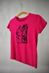 「Rabbit & Squirrel」　PAUL SIMONON（THE CLASH)  Ｔシャツ レディース