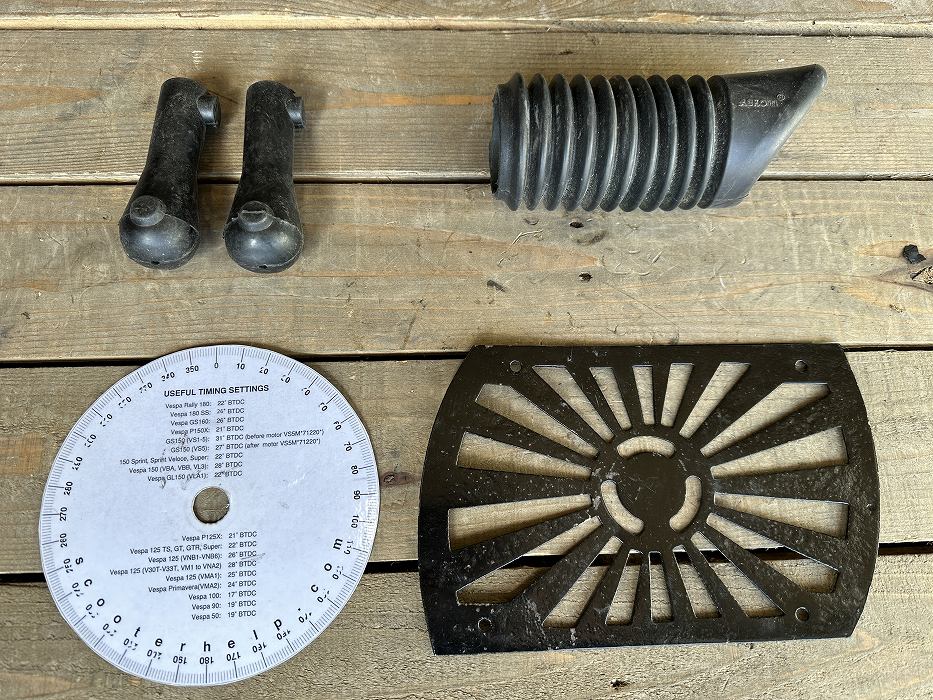 107464 VESPA VBB VNB BAJAJ USED PARTS SET