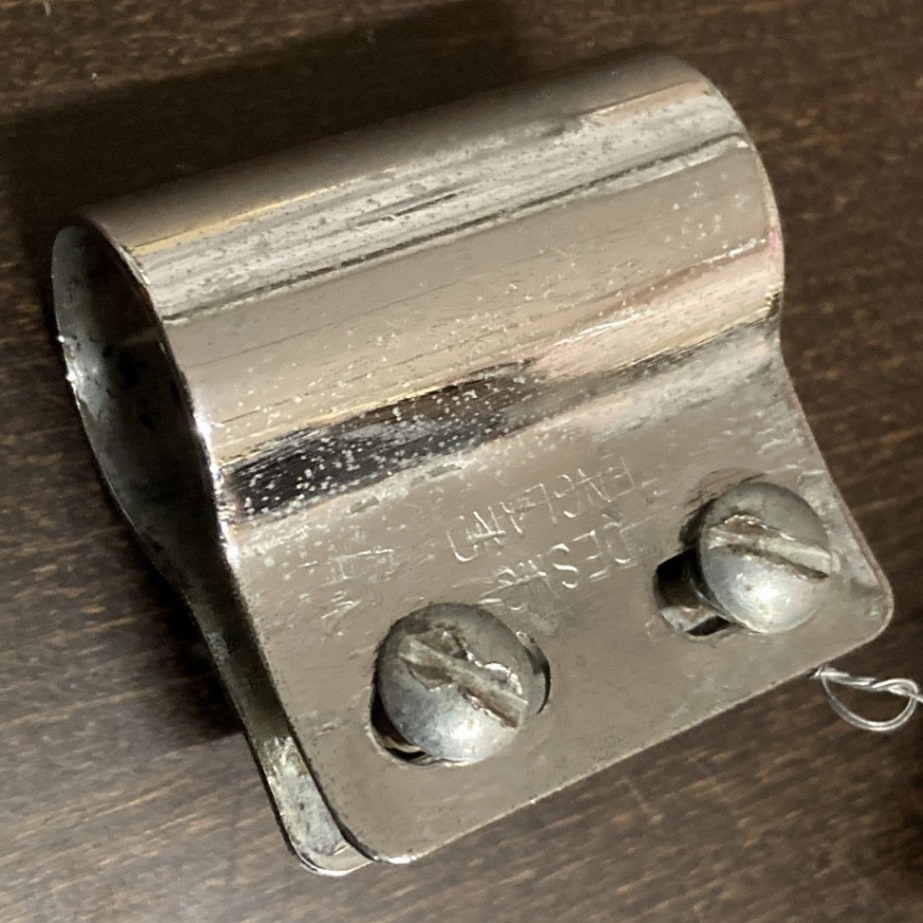 107624 中古　DESMO デスモ　ENGLAND BADGE BAR CLIP　バッジクリップ  エンブレム　バー　 カーバッチ クラシックカー