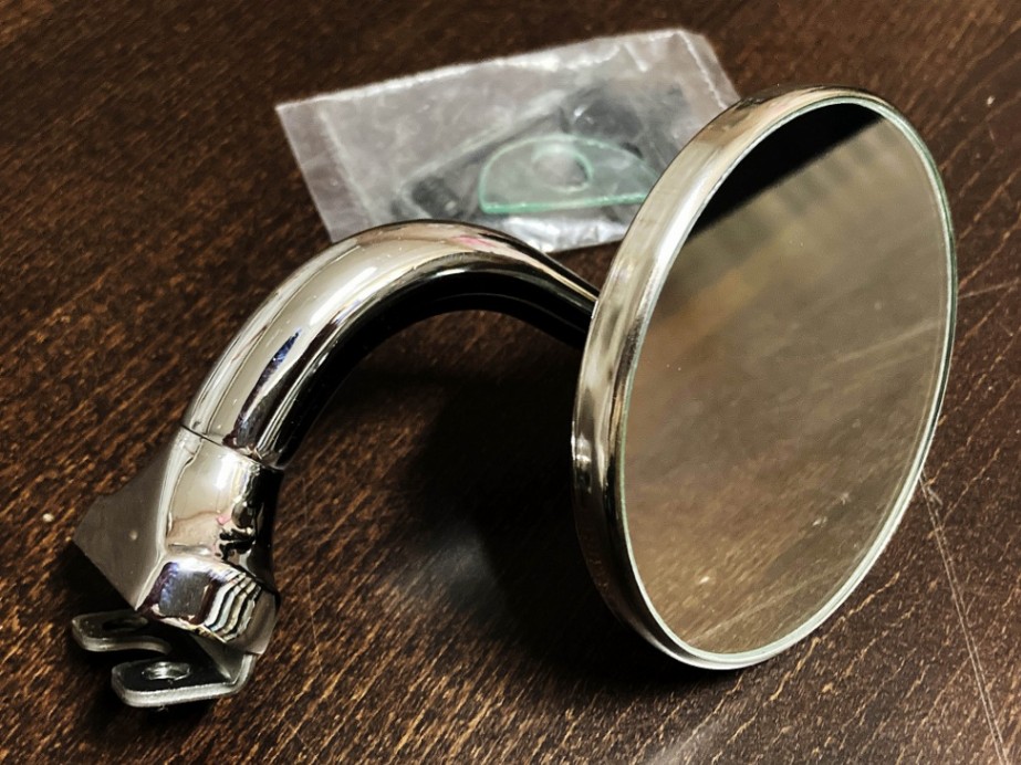 108000 「M752」　英国 ENGLAND Clamp On Mirror クランプミラー　ラウンド　クラシックカー　旧車