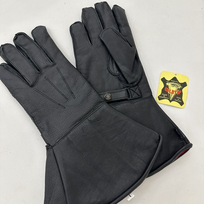 108076  英国製 GOLDTOP GUANTLET LEATHER GLOVES  Lサイズ