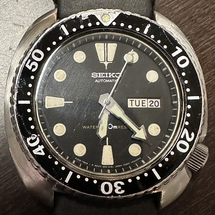 108166 腕時計 1982年製 SEIKO VINTAGE DIVER 3rd セイコー ヴィンテージ ダイバー サード 海外仕様 6309-7040 自動巻き