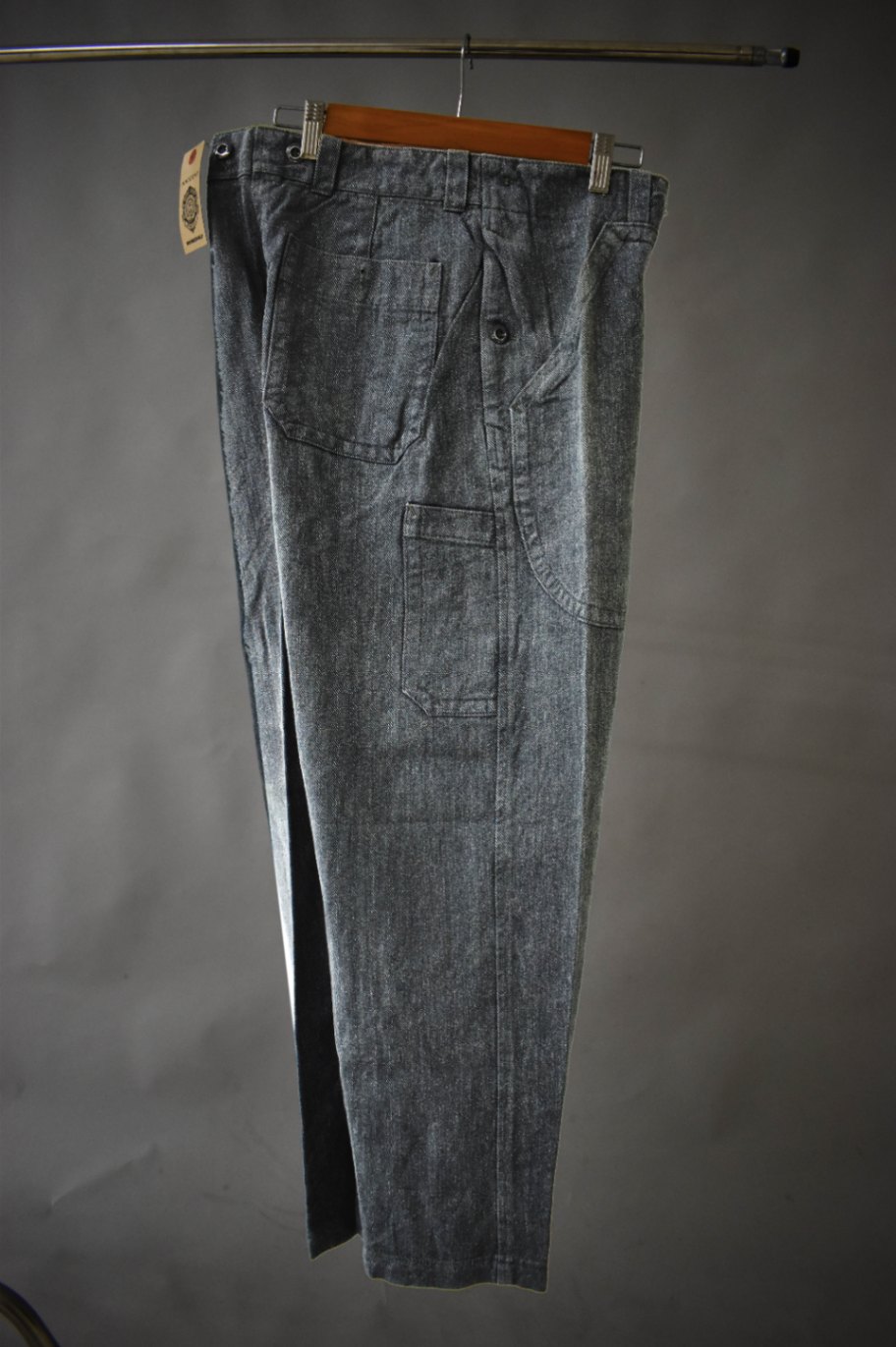 108174  実物 USED スイス軍 1950年代 前期型 ヴィンテージ デニムワークパンツ