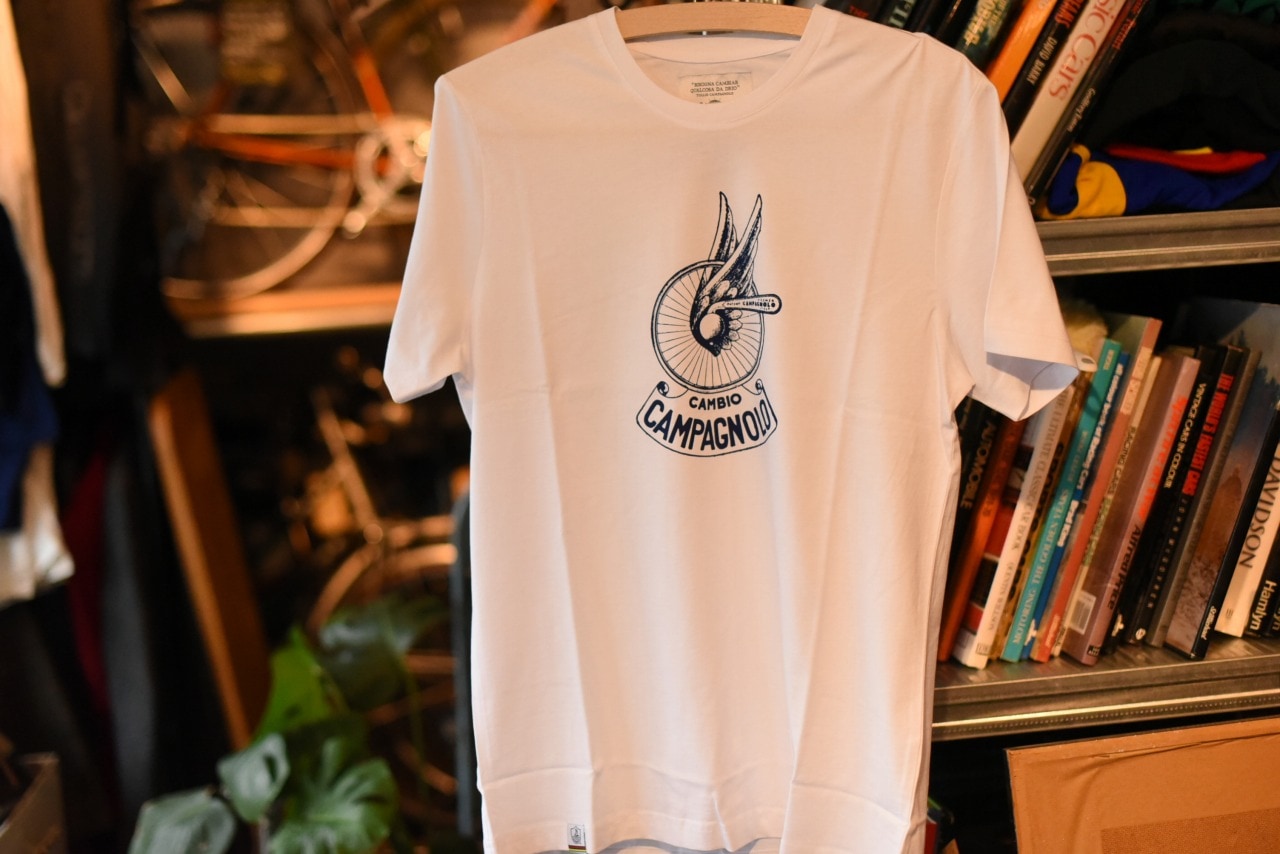 ホワイト L 国内未発売　カンパニョーロ  クラシック Ｔシャツ　CAMPAGNOLO