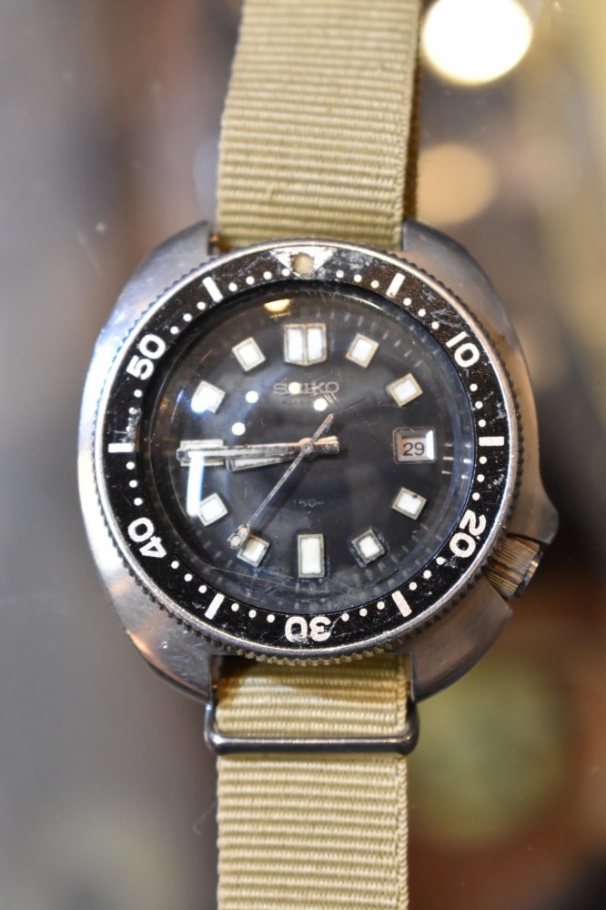 108350 腕時計 1972年 SEIKO VINTAGE DIVER 2nd 後期 セイコー ヴィンテージ ダイバー セカンド 自動巻き（NATO）ベルト