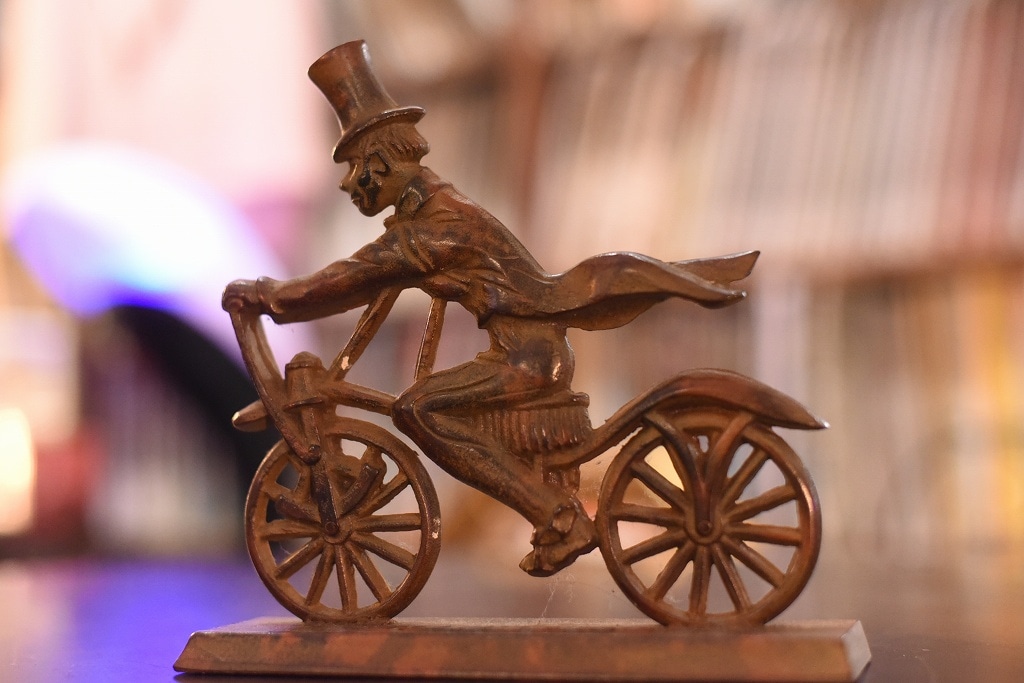 R0083 レンタル ヴィンテージ　ナショナル自転車　置物