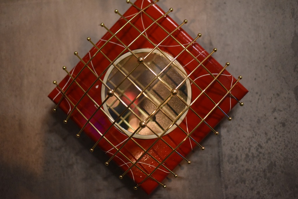 R0113 レンタル  ヴィンテージ 壁掛け　ミラー