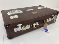 108472 UK ヴィンテージ　英国 グローブ トロッター  「GLOBE TROTTER」 MADE IN ENGLAND 刻印|GLOBE-TROTTER|トランクケース・バッグ