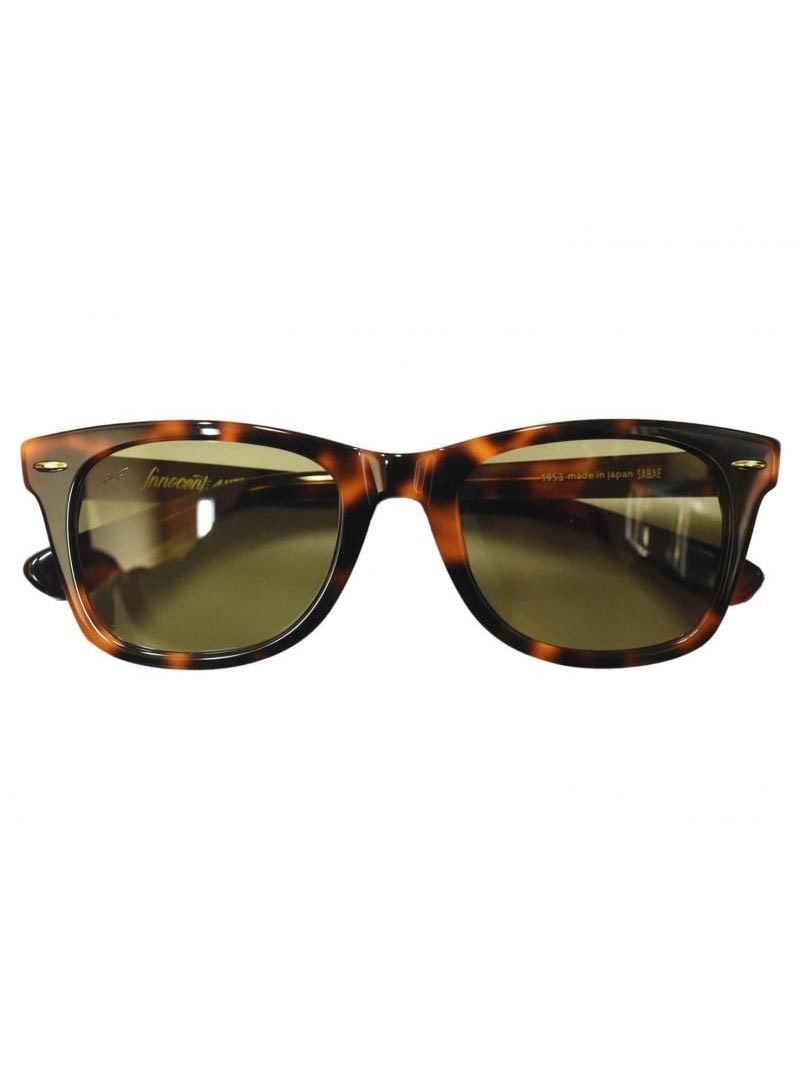 B-DG「Black Beauty」 サングラス　フレーム：デミ/レンズ：グリーン 　INNOCENT Original Products