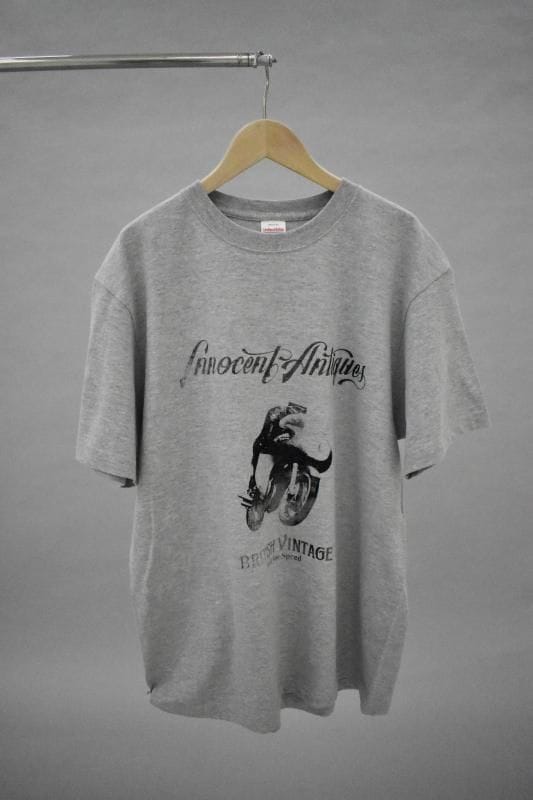INNOCENT オリジナルＴシャツ！ 「RACER」 GRAY x BLACK