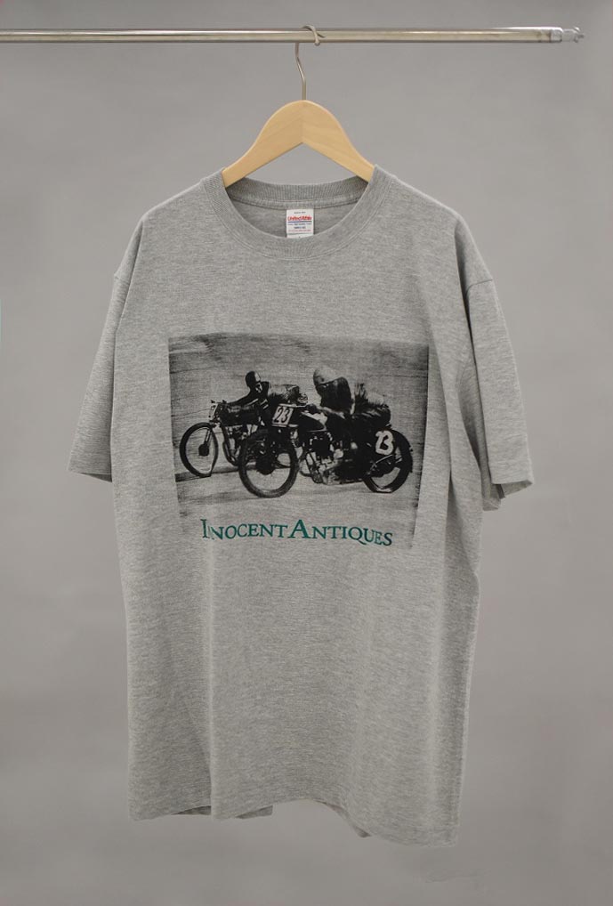 INNOCENT Original Products 「RACER」 GRAY　Font:GREEN