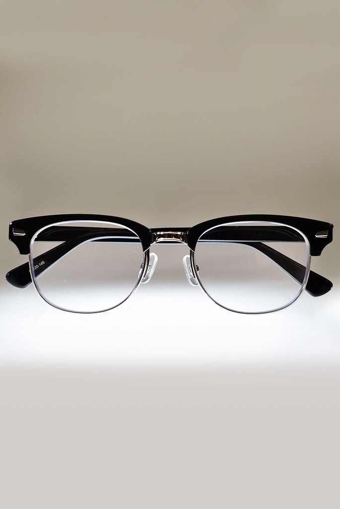 RFH-B フリップリーディンググラス 「RAWGUN」 BLACK ハーフリム 　INNOCENT Original Products