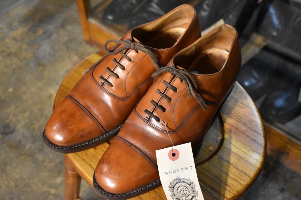 108912 レザーシューズ「Church’s」4都市 73ラスト  SIZE 7